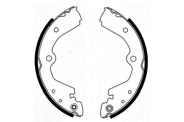 KAVO PARTS stabdžių trinkelių komplektas BS-7430